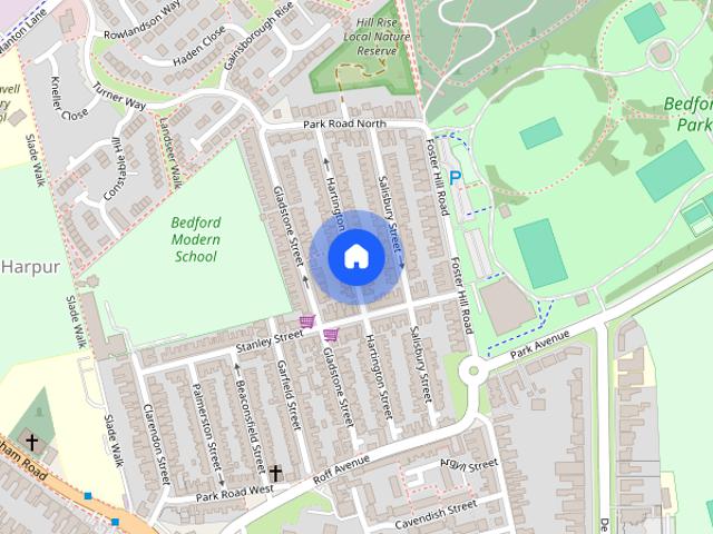 House for rent in Harpur, Bedford