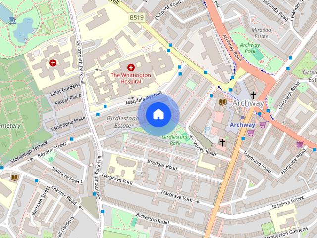 Apartment for rent in Archway, Greater London