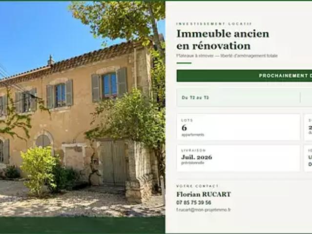 Appartement vente à Aix-en-Provence, Salon-de-provence