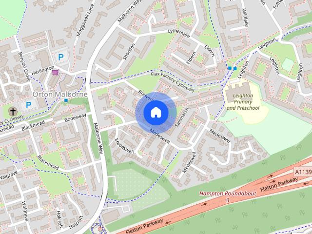 House for rent in Orton Malborne, Peterborough
