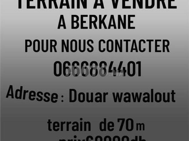 Propriété vente à Berkane