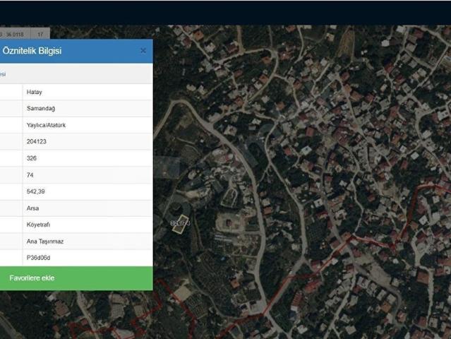 Samandağ, Hatay içerisinde satılık Arsa