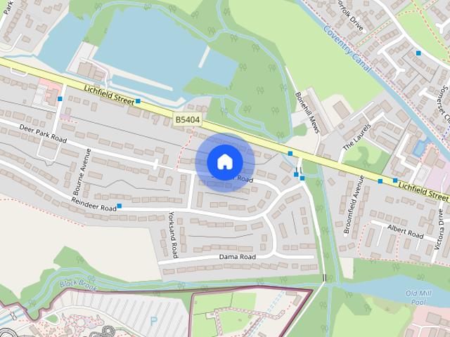 House for rent in Bonehill, Lichfield