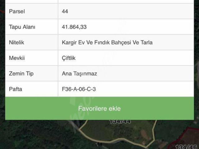 Yukarı, 19 Mayıs içerisinde satılık Arsa