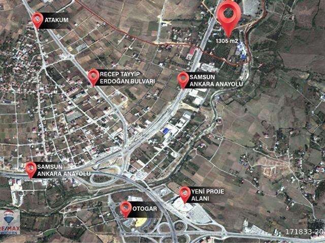 Atakum, Samsun içerisinde satılık Arsa