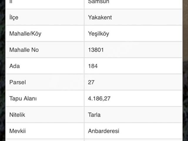 Daşdam, Yakakent içerisinde satılık Arsa