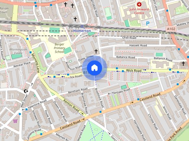 Apartment for rent in Homerton, Greater London