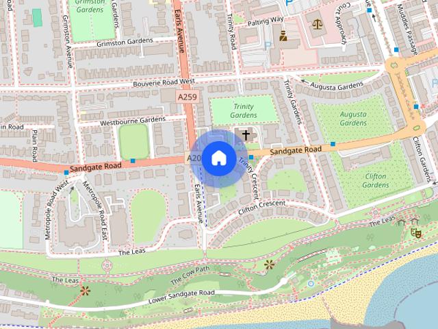 Apartment for rent in Morehall, Folkestone and Hythe