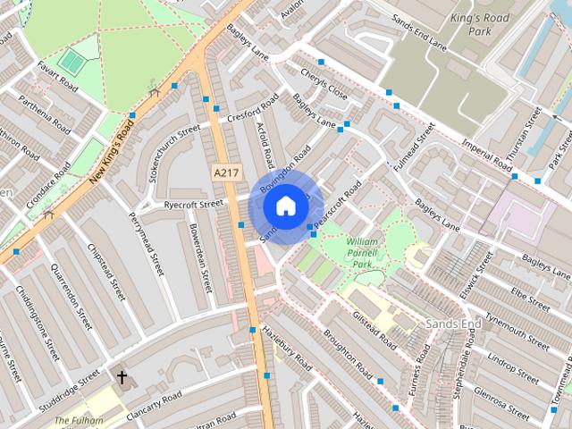 House for rent in Fulham, Sands End
