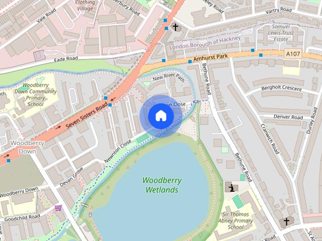 Apartment for rent in Woodberry Down, Stamford Hill