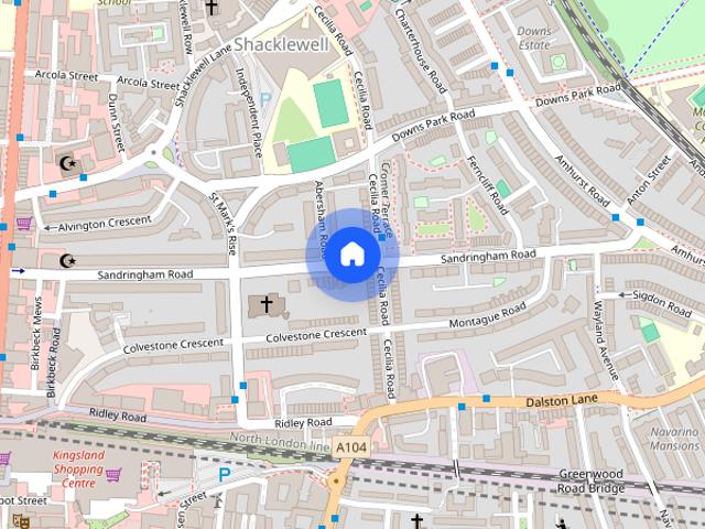 Apartment for rent in Shacklewell, Greater London