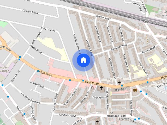 House for rent in Dudden Hill, Greater London