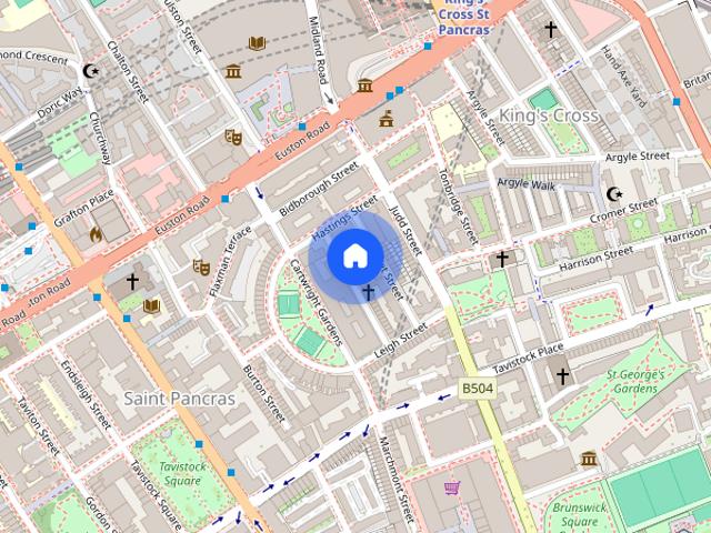 Apartment for rent in Bloomsbury, Saint Pancras