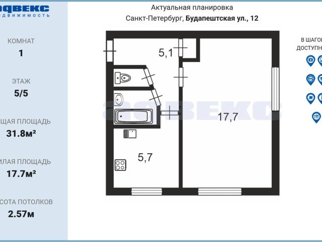 Квартира продажа в Нижегородская Ст-ца