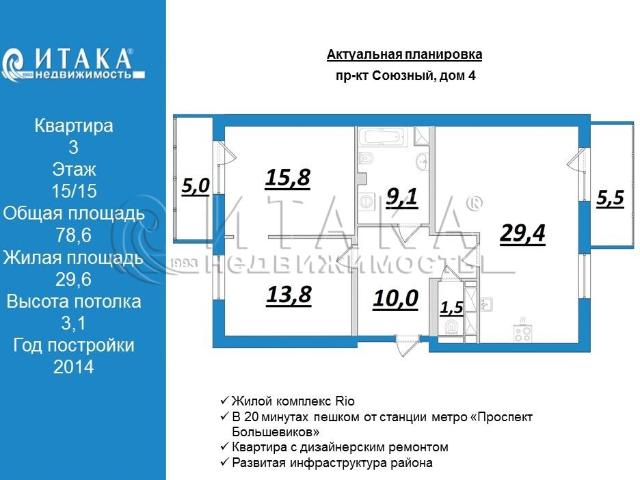 Квартира продажа в Нижегородская Ст-ца