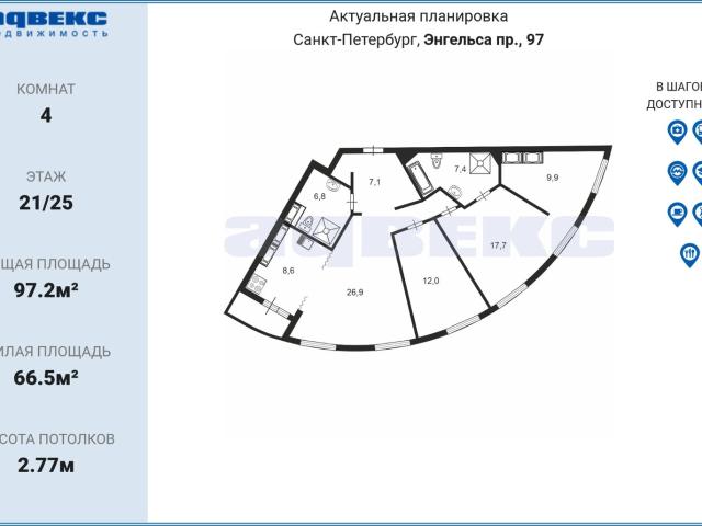Квартира продажа в Нижегородская Ст-ца