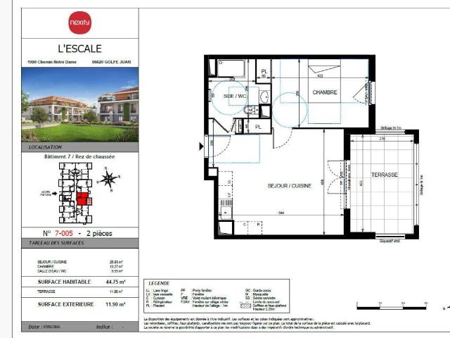 Appartement location à Golfe-Juan, Vallauris