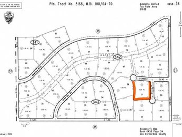 Land for sale in Adelanto, California