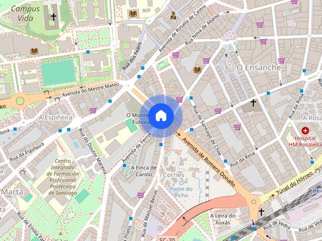 Apartamento en alquiler en Santiago de Compostela, Santiago