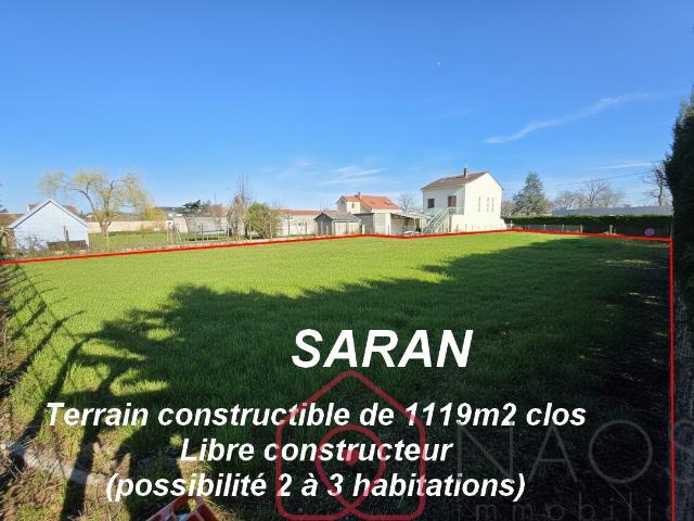 Terrain vente à Orléans, Saran