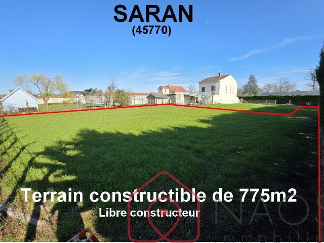 Terrain vente à Orléans, Saran