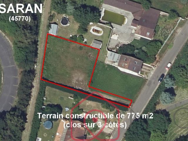 Terrain vente à Orléans, Saran