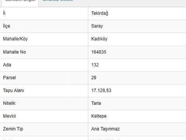 Kadıköy Mahallesi, Saray içerisinde satılık Arsa