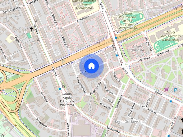 Mieszkanie do wynajęcia w Saska Kępa, Warszawa