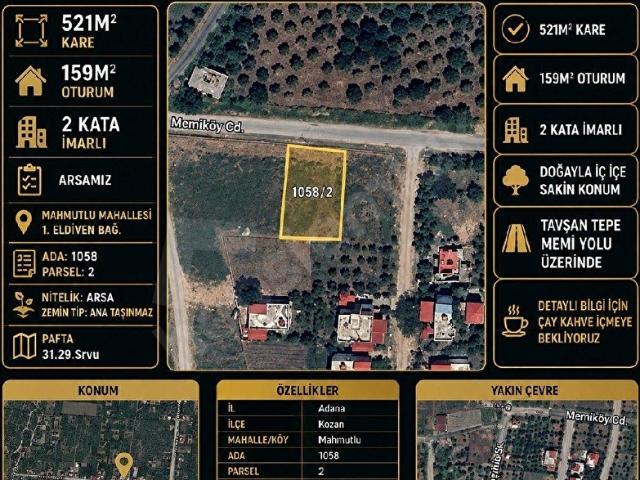Kozan, Adana içerisinde satılık Arsa