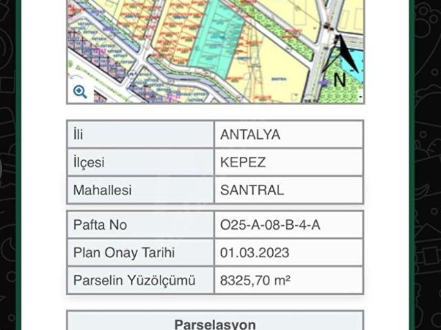 Kepez, Antalya içerisinde satılık Arsa