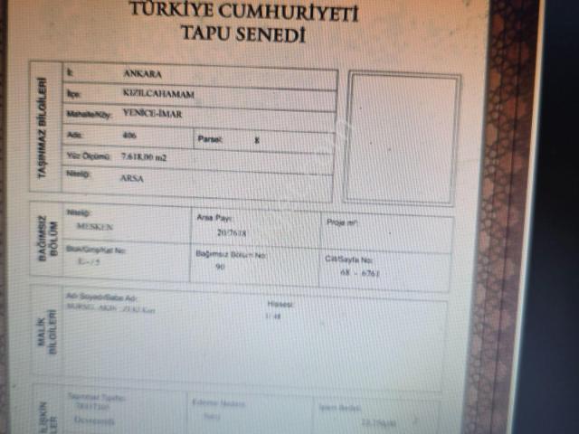 Güneyce Mahallesi, Güdül içerisinde satılık Devremülk