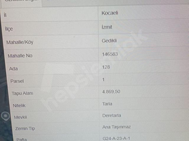 İzmit, Kocaeli içerisinde satılık Arsa