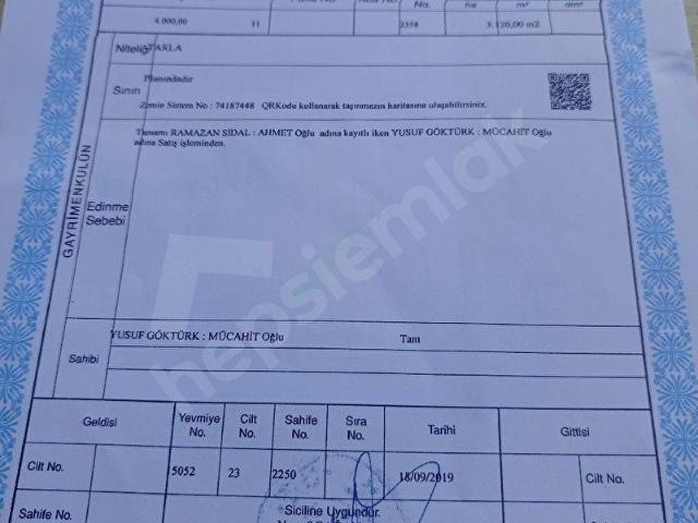 Korkuteli, Antalya içerisinde satılık Arsa