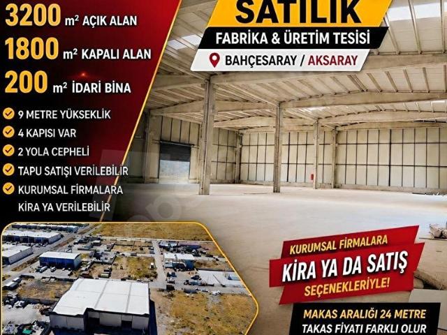 Aksaray Merkez, Aksaray içerisinde satılık Fabrika