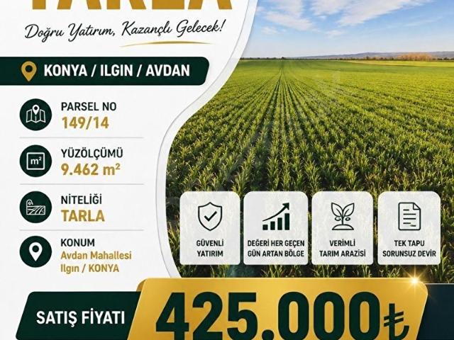 Avdan, Ilgın içerisinde satılık Arsa