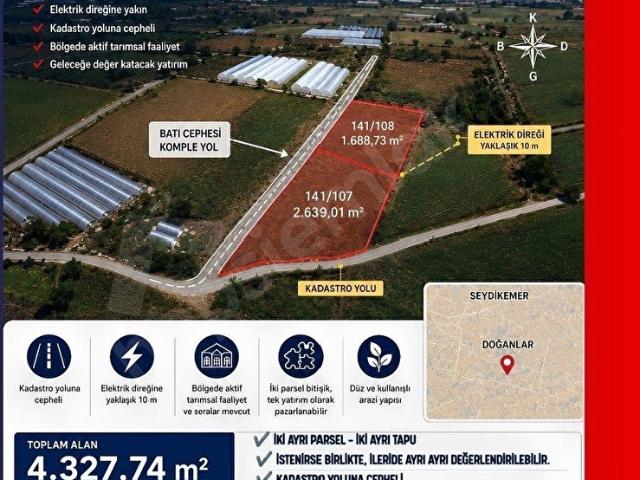 Muğla içerisinde satılık Arsa
