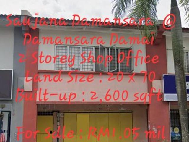Shop for sale in Petaling, Damansara Damai