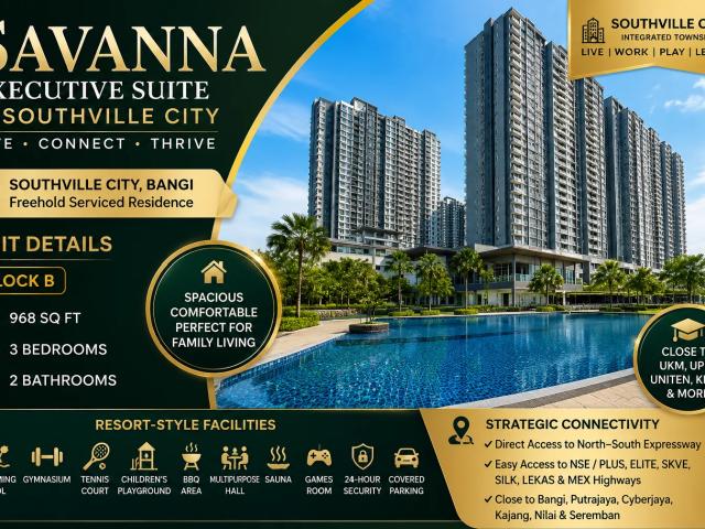 Apartment for rent in Kajang, Langat