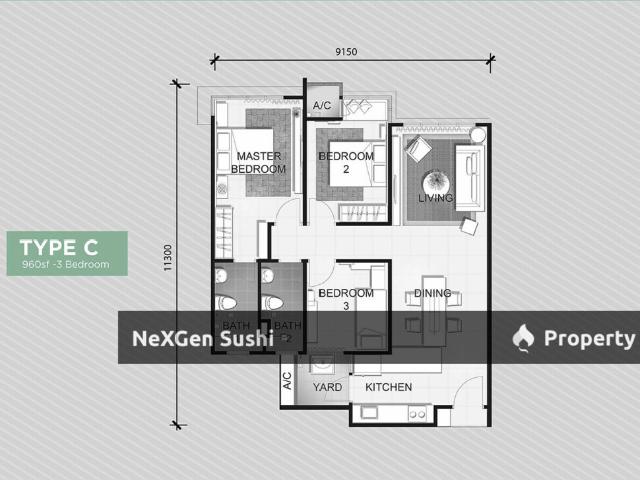 Serviced Residence for rent in Tanjong Sepat, Selangor