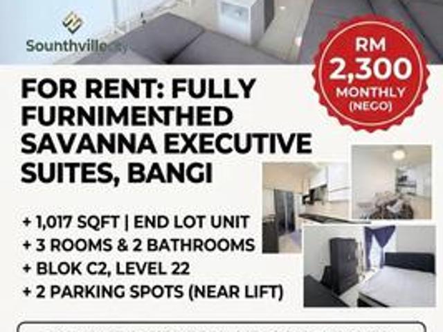 Serviced Residence for rent in Bandar Baru Bangi, Majlis Perbandaran Kajang