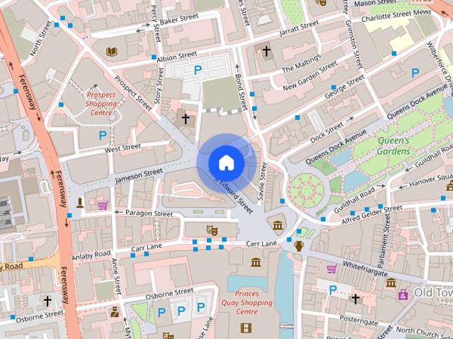 Apartment for rent in Old Town, Hull