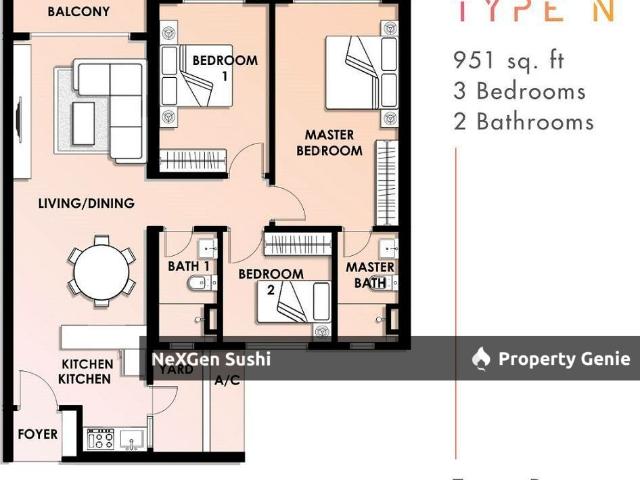 Serviced Residence for rent in Country Heights Damansara, Kuala Lumpur