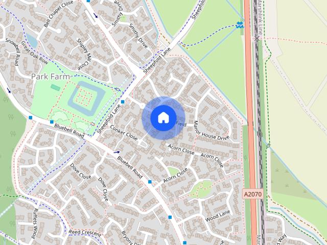 House for rent in Park Farm, Ashford
