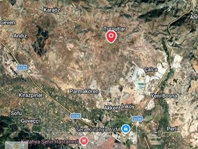 Kütahya Merkez, Kütahya içerisinde satılık Arsa