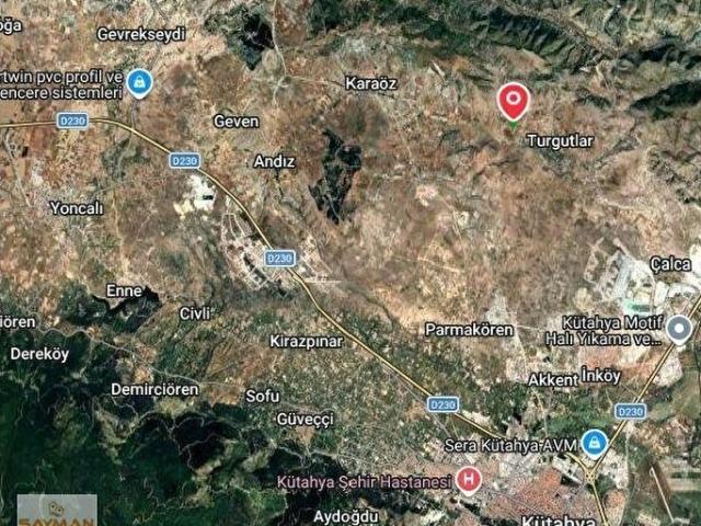 Kütahya Merkez, Kütahya içerisinde satılık Arsa