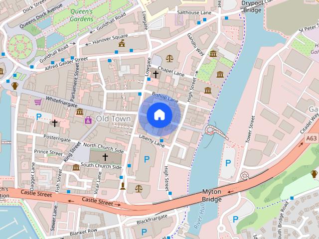 Apartment for rent in Old Town, Hull