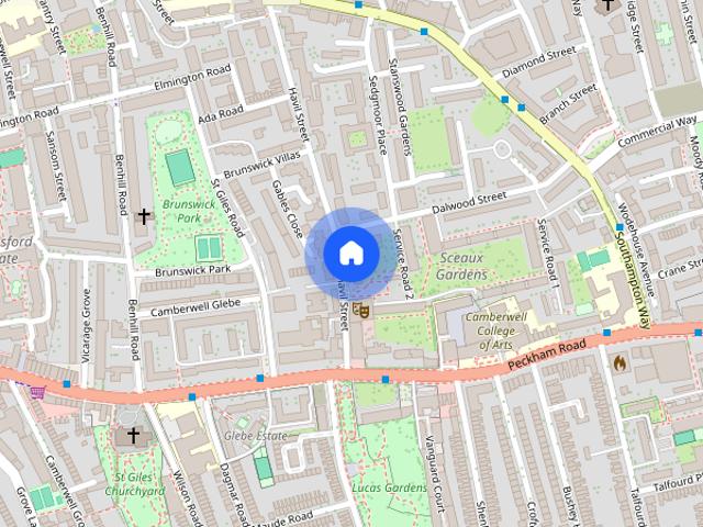 Apartment for rent in Sceaux Gardens, Greater London