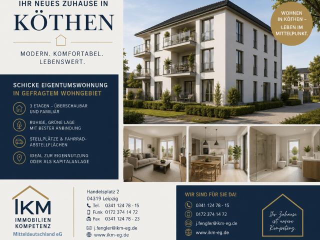 Wohnung kaufen in Köthen, Sachsen-Anhalt