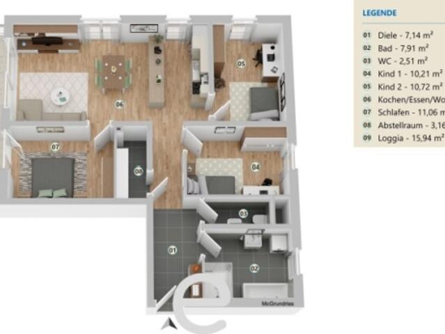 Wohnung kaufen in Schleißheim, Bezirk Wels-Land