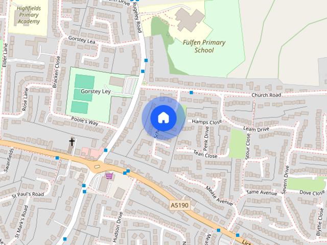 House for rent in Burntwood Green, Lichfield